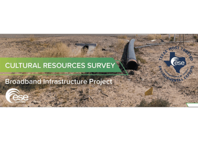 Cultural Resources Survey Broadband Infrastructure Project