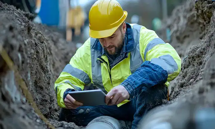 Fiber infrastructure permitting support