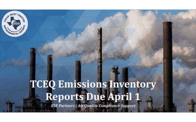 Air Emissions Inventory (AEI) Deadline Approaching: What Texas Facilities Should Prepare Before March 31
